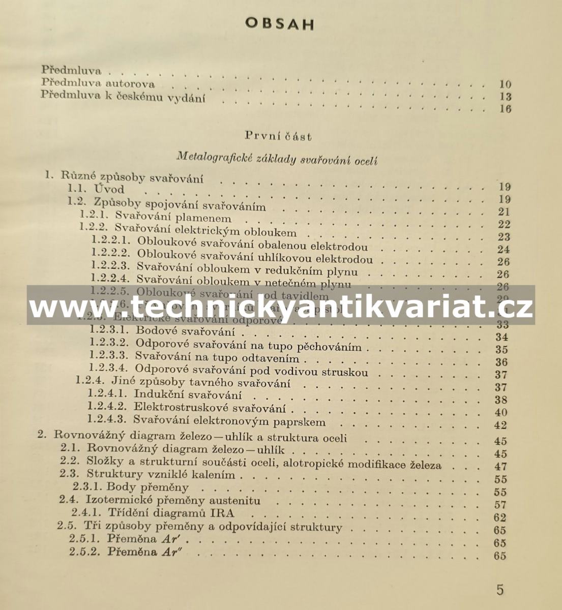 Nauka o kovech ve svařování oceli - D. Séférian (1962)