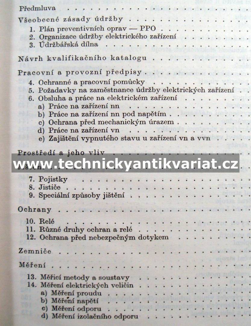 Údržba elektrických zařízení