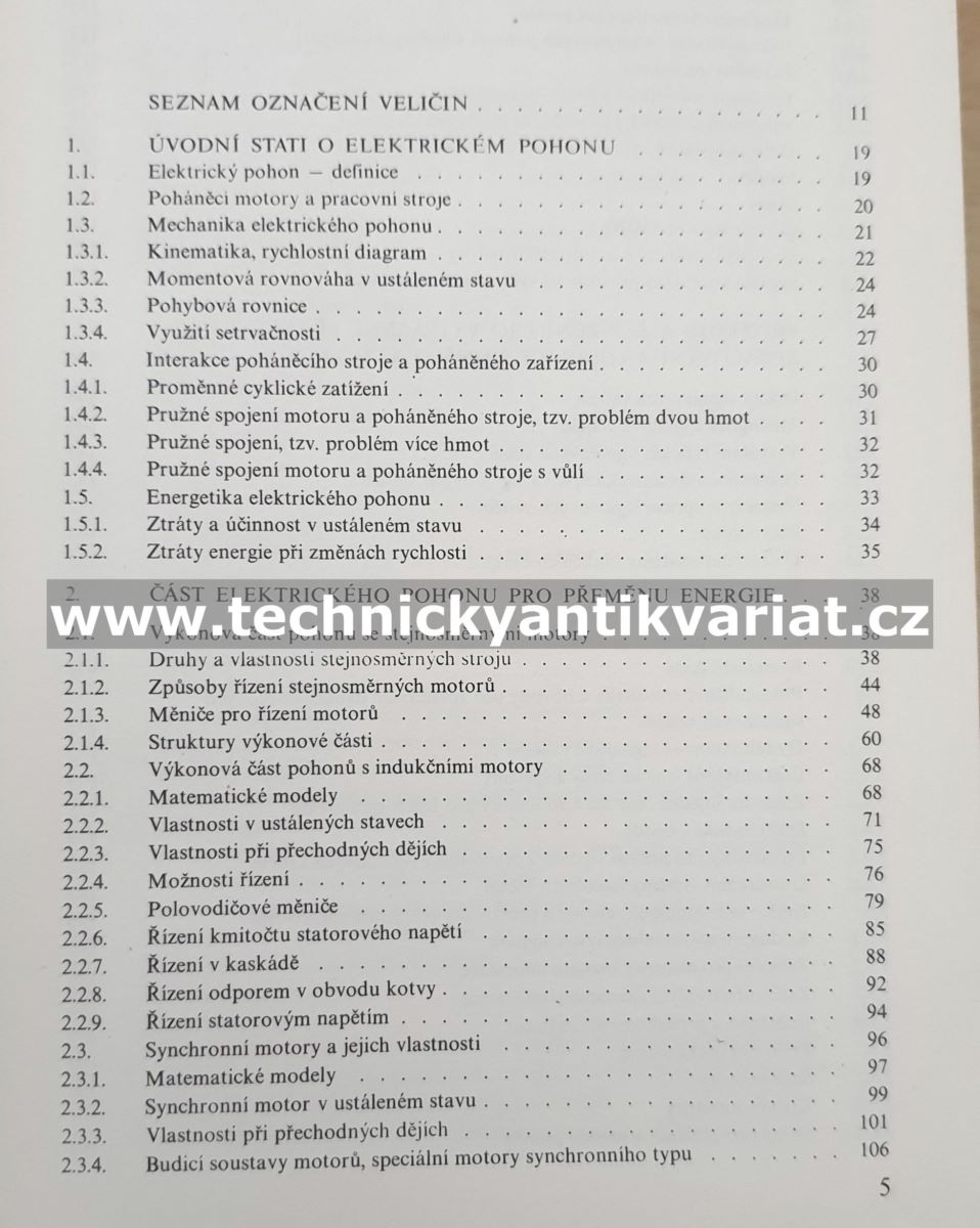 Technika elektrických pohonů - L. Kule (1983)