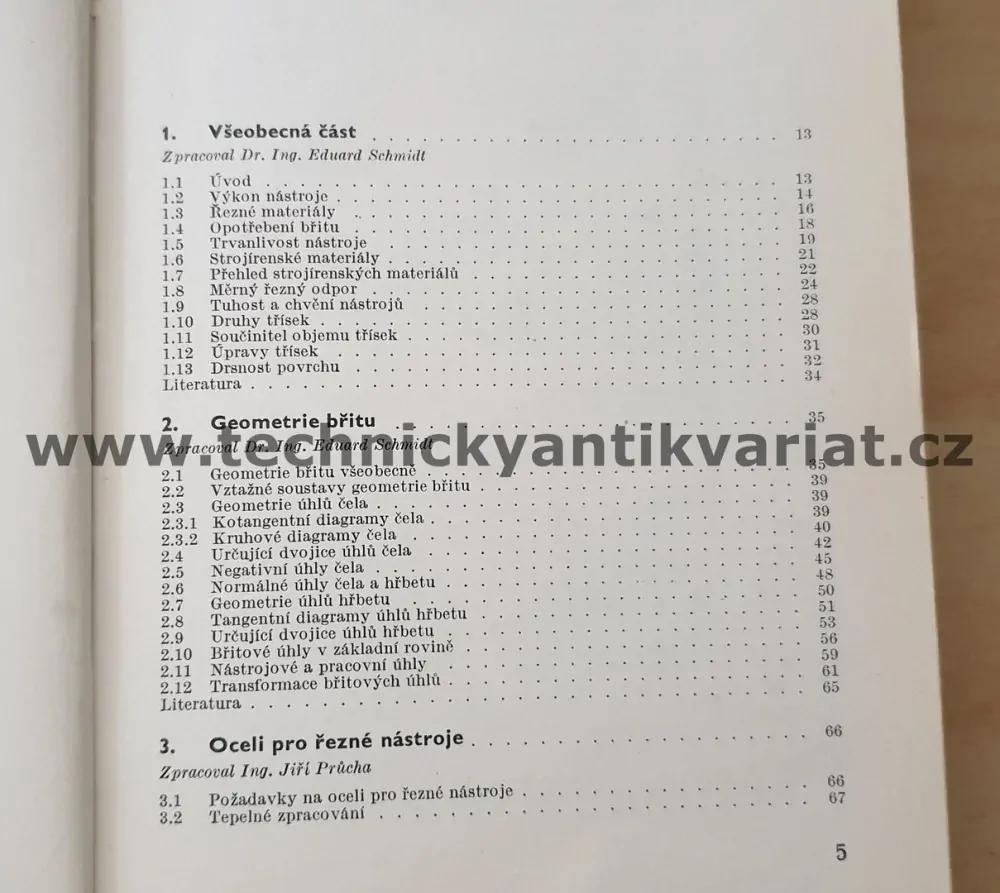 Příručka řezných nástrojů - Eduard Schmidt (1974)