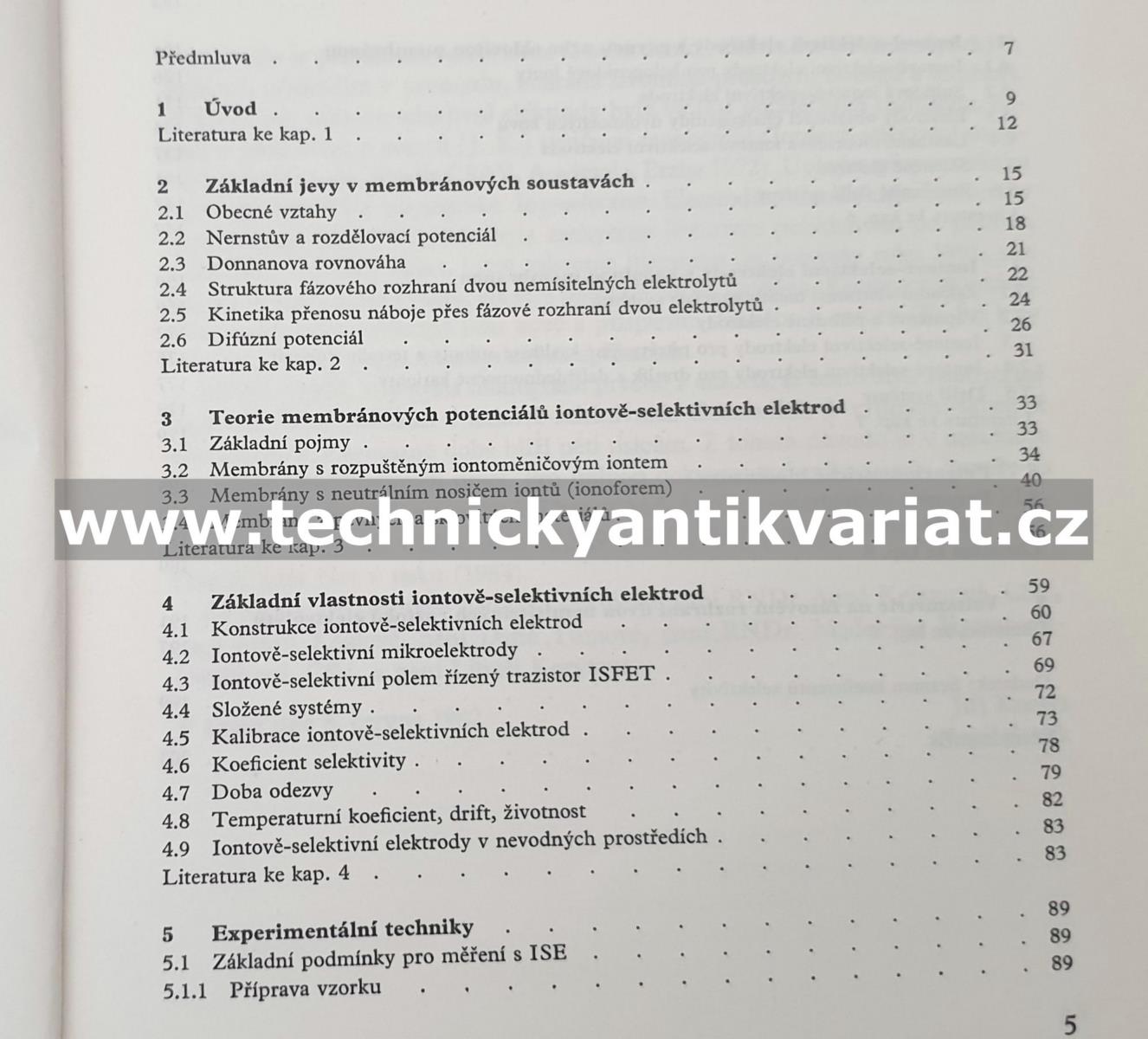Iontově selektivní elektrody - Koryta, Šulík (1984)