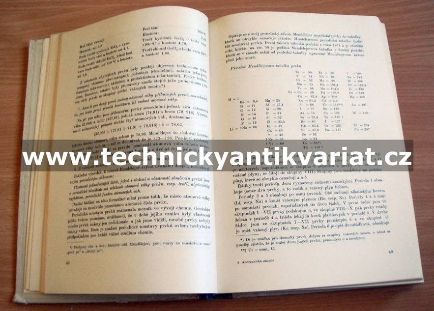 Anorganická chemie - Wichterle, Petrů (1953)