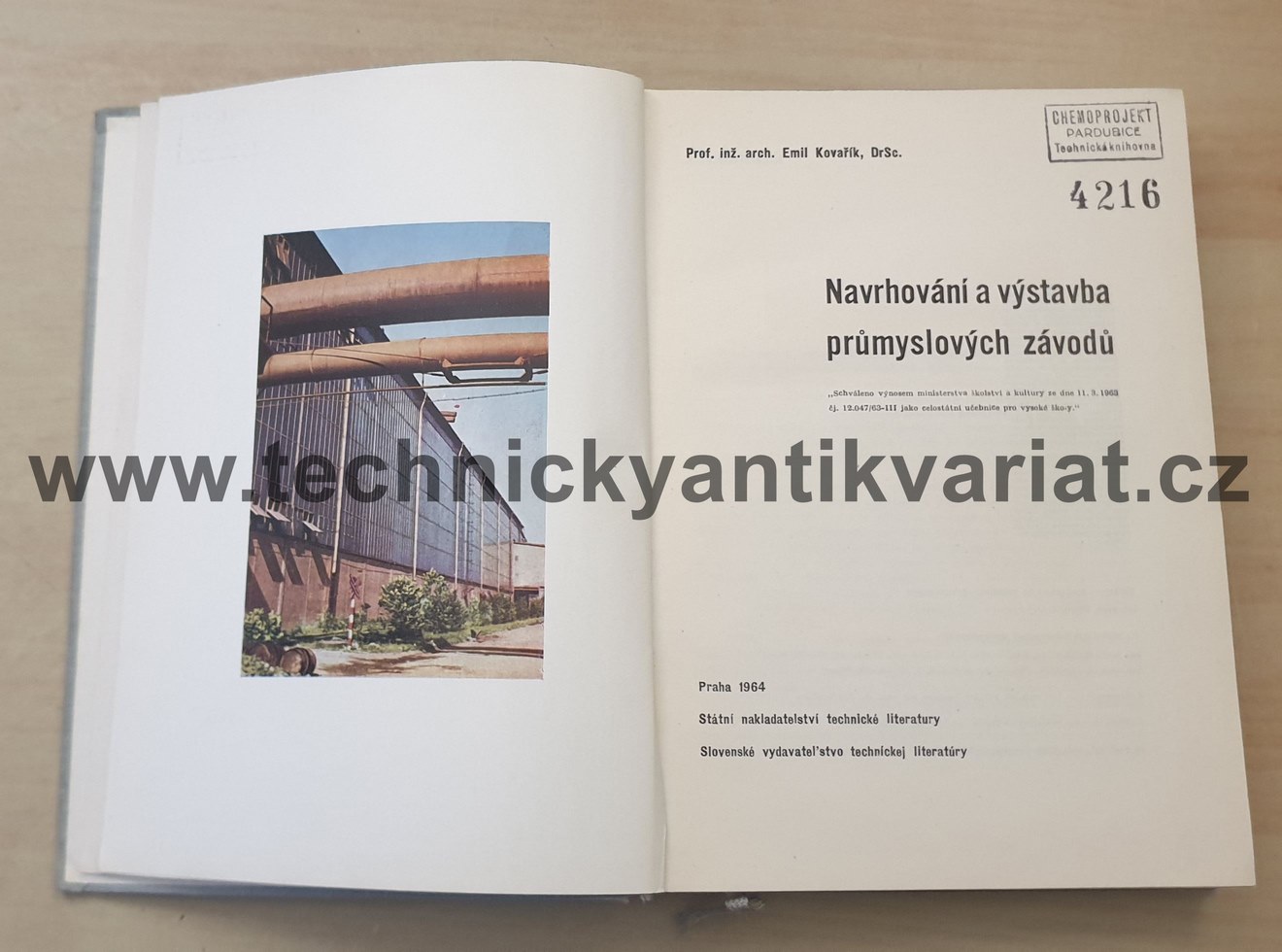 Navrhování a výstavba průmyslových objektů - Emil Kovář (1964)