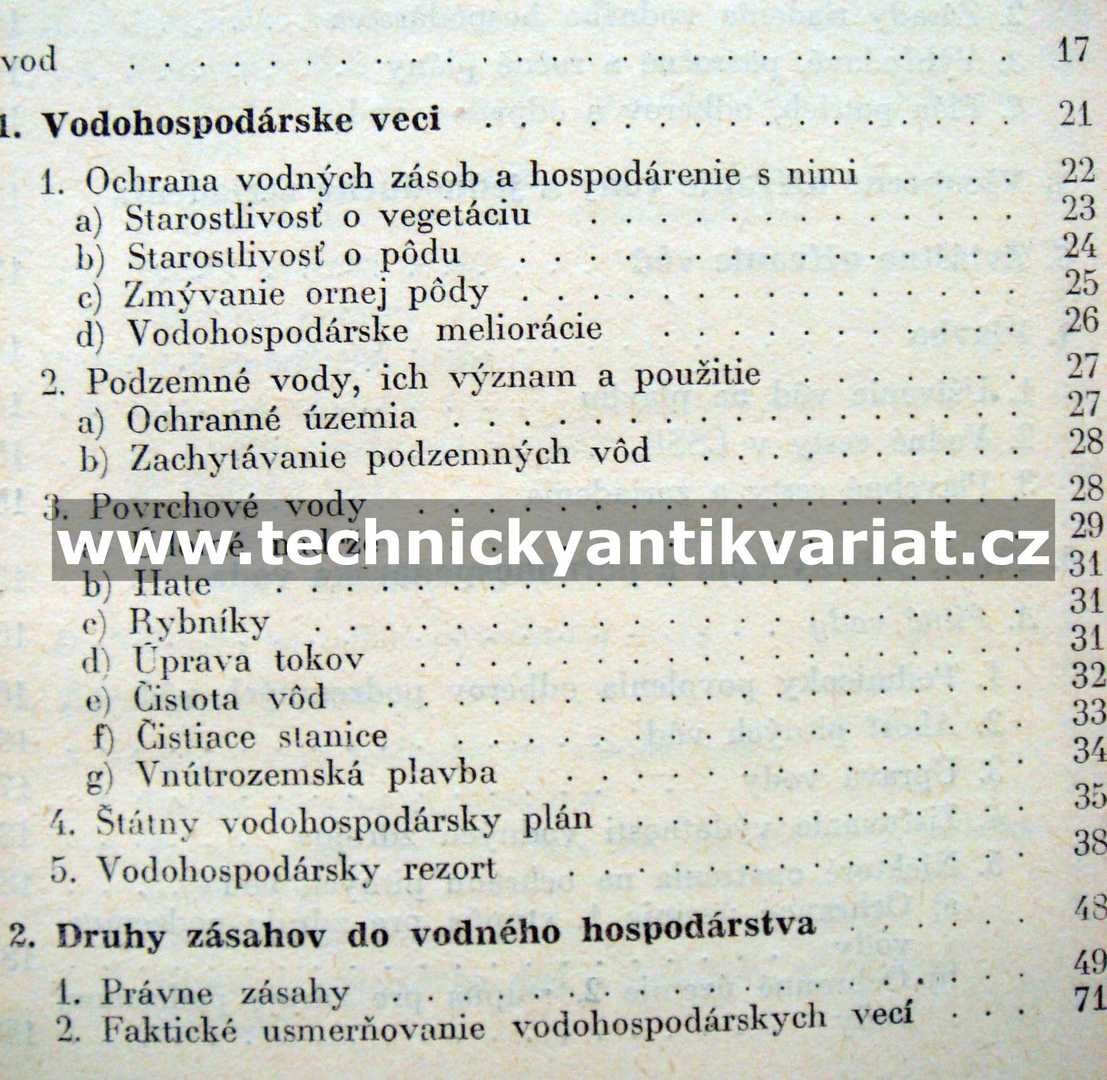 Vodohospodárska priručka - Horenc, Ratica (1962)