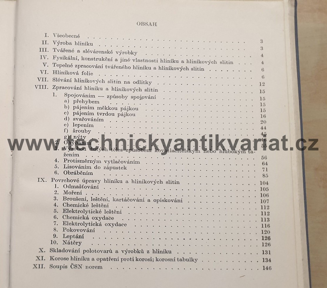 Hliník a hliníkové slitiny -  B. Puchnar 