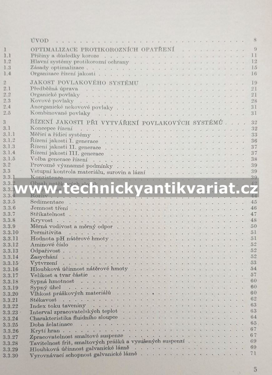 Hodnocení jakosti a účinností protikorozních ochran strojírenských výrobků - J. Průšek (1985)