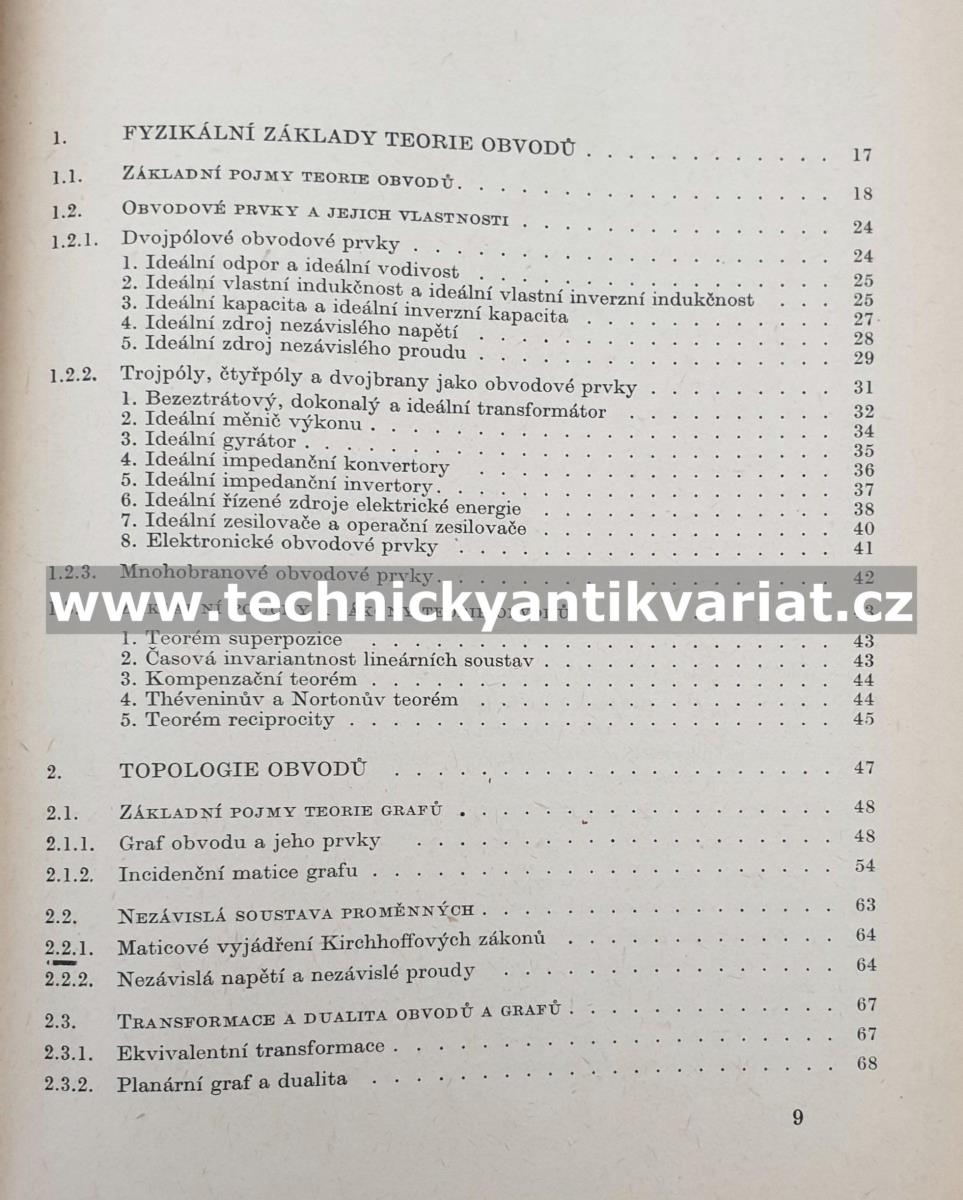 Analýza lineárních obvodů a soustav - Braun, Čížek, Kvasil, Novák (1973)