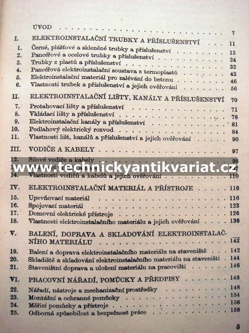 Elektrické rozvody v trubkách a lištách