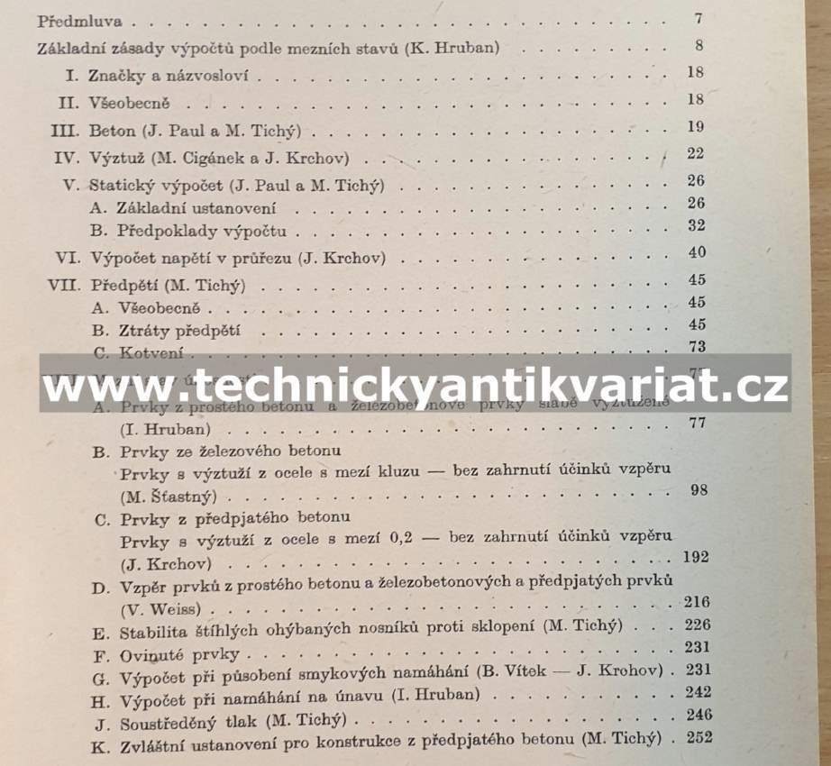 Navrhování betonových konstrukcí - Paul (1968)