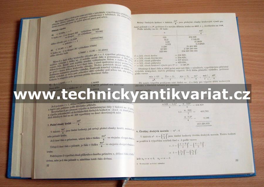 Technické početní tabulky