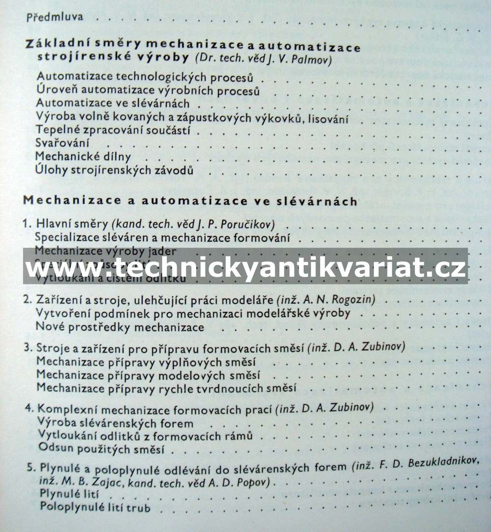 Mechanizace a automatizace strojírenské výroby