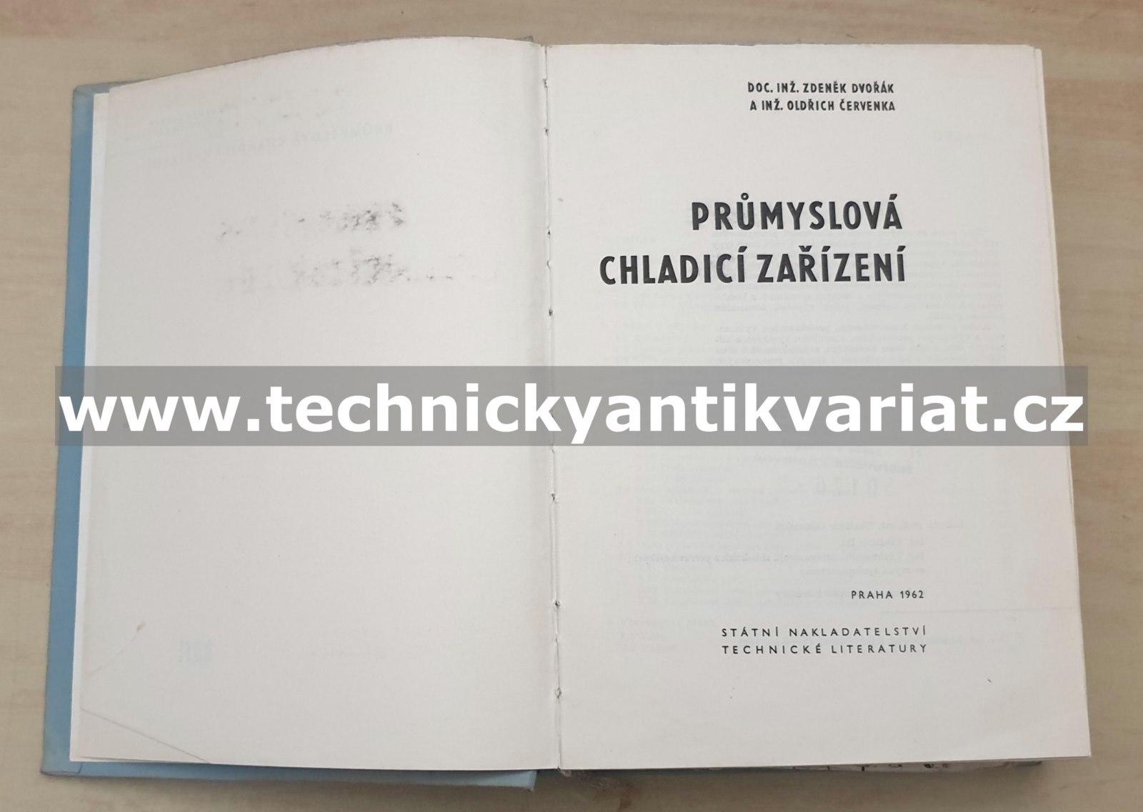 Průmyslová chladící zařízení - Z. Dvořák, O. Červenka (1962)