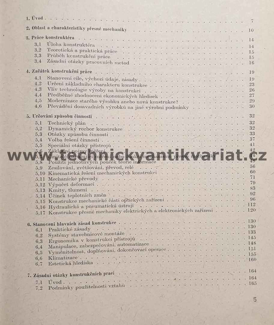 Konstrukce přístrojů přesné mechaniky - Joro Ferenczy (1964)