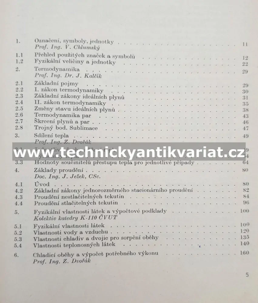 Technika chlazení - Vladimír Chlumský (1971)
