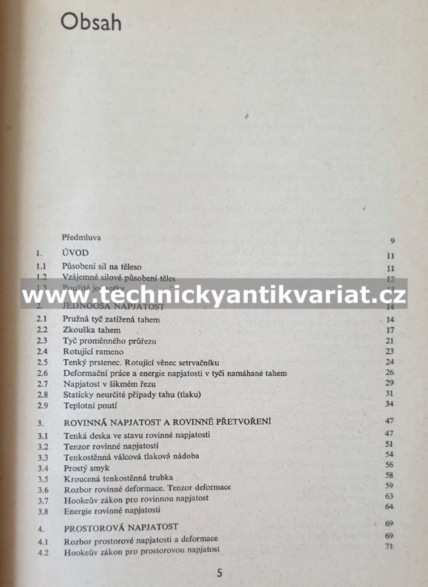 Pružnost a pevnost ve strojnictví - Cyril Hoschl (1971)