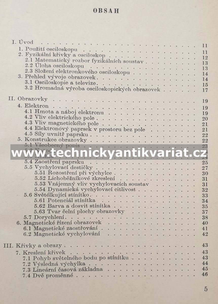 Elektronkový osciloskop - N. Nadler, V. Nesel (1960)