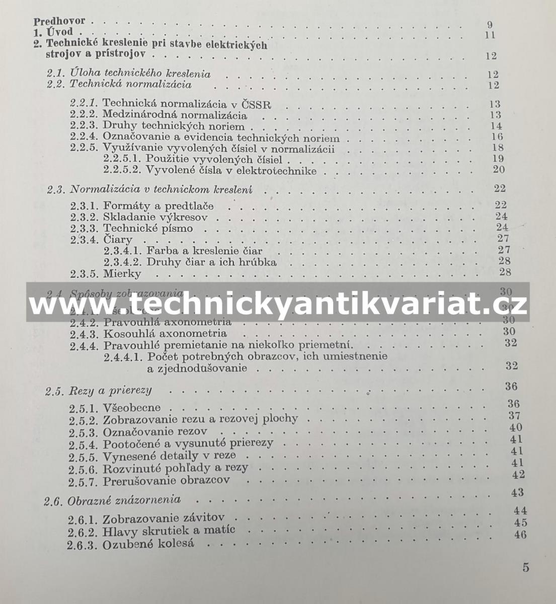 Technické kreslenie pro elektrotechnikov - Miroslav Kroupa (1975)