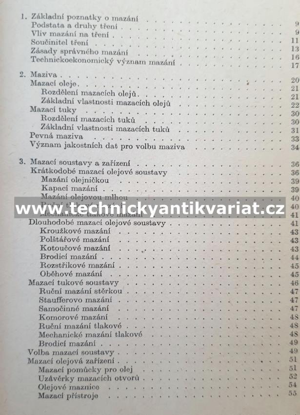 Technika mazání - Emil Šafr (1964)