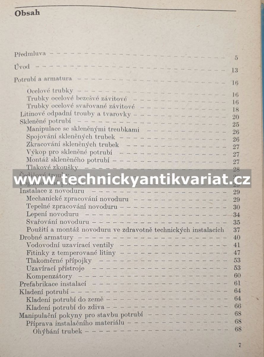 Kvalifikační příručka instalatéra - Kareis, Rousek, Kareis (1971)