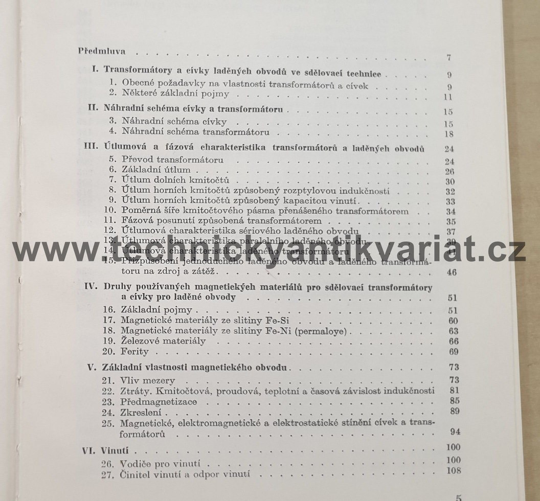 Transformátory a laděné cívky pro sdělovací techniku - Faktor, Rejmánek, Šimek (1968)