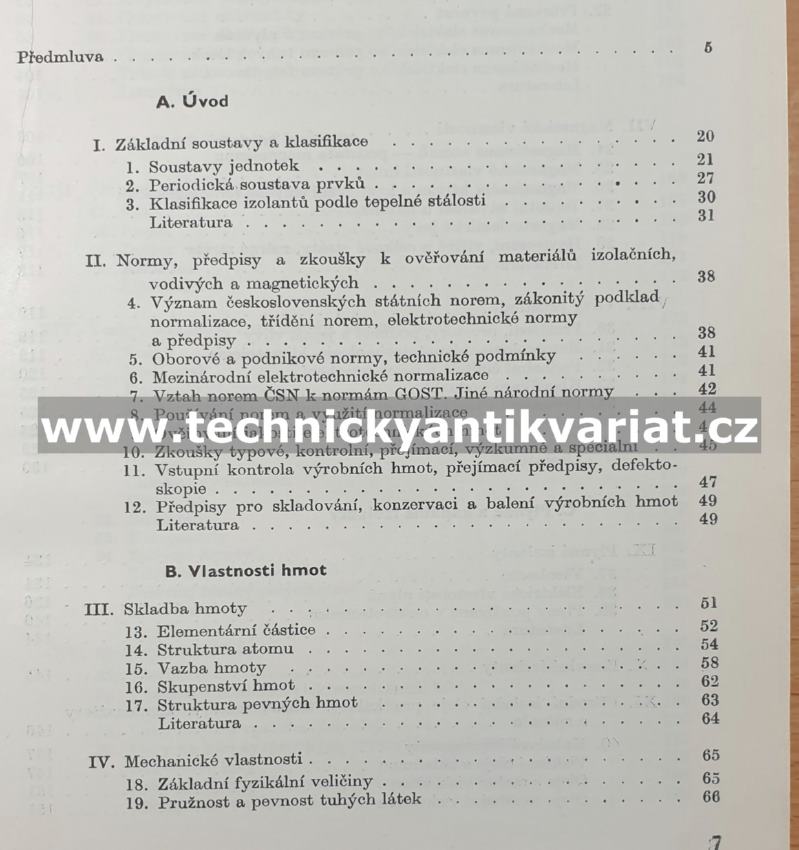 Elektrotechnické materiály - Hassdenteufel, Květ (1967)
