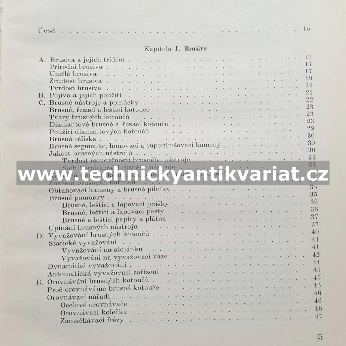Příručka pro brusiče - Jiří Outrata (1960)