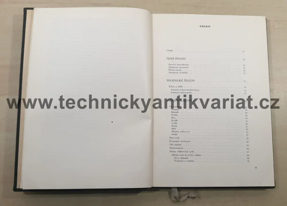 Metalografie ocele - Vojtch Jareš (1960)