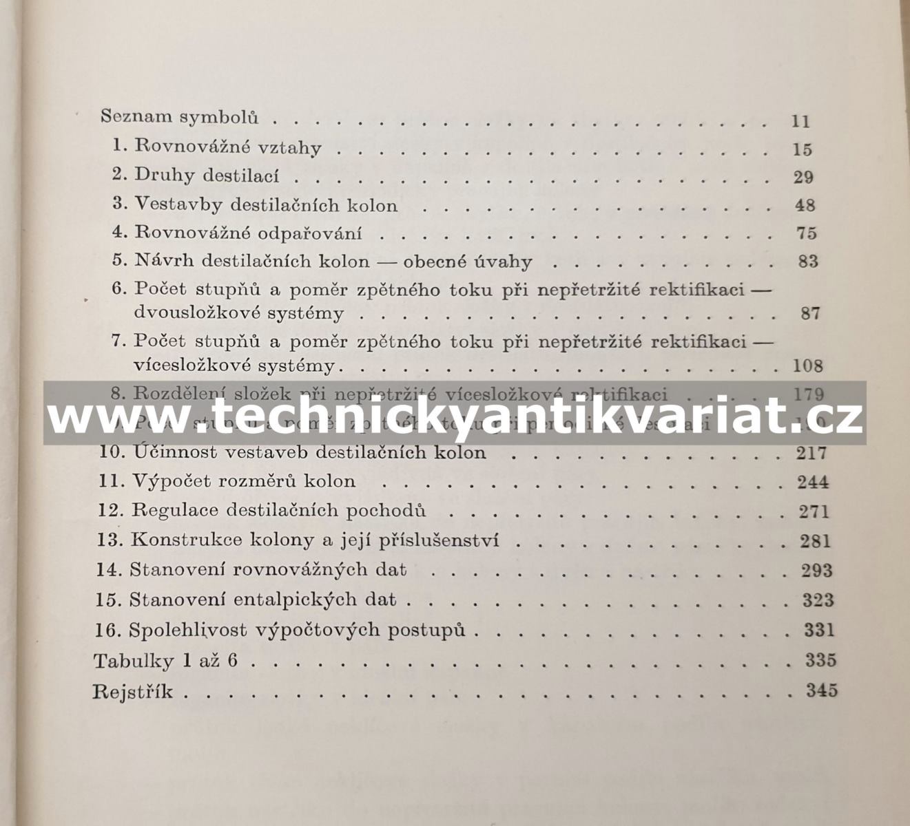 Destilace - R.J.Hengstebeck (1966)