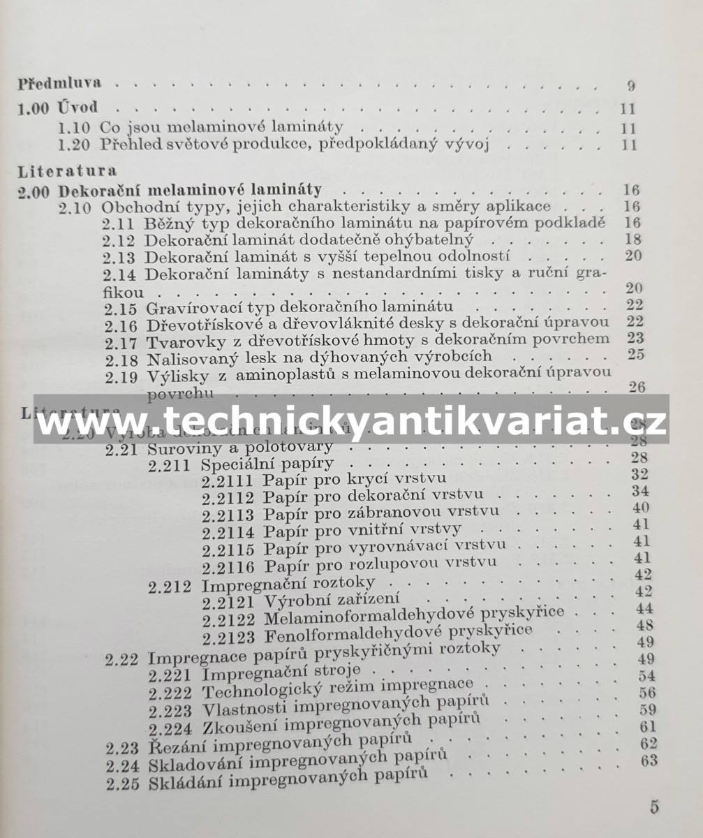 Melaminové lamináty - M. Osten (1966)
