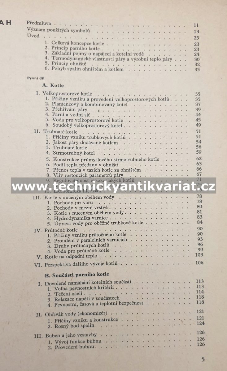 Kotle a spalovací zařízení - Richard Doležal (1965)