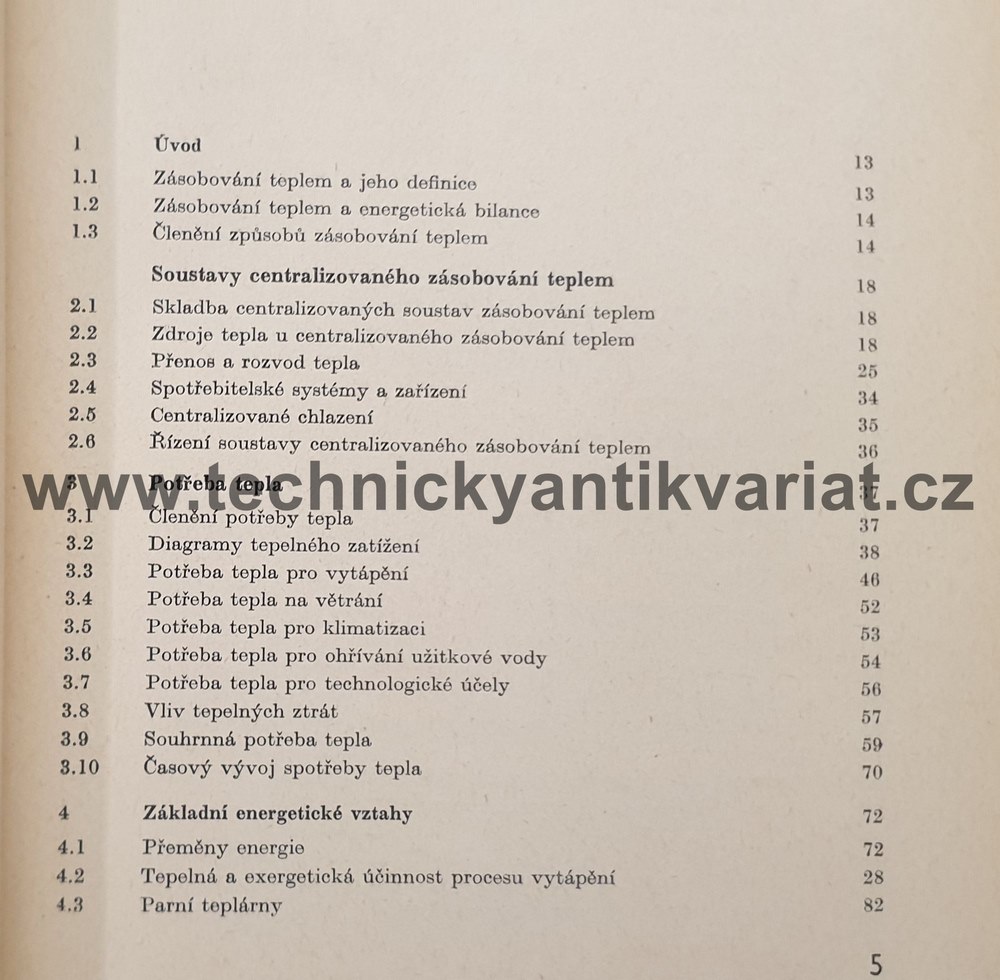 Teplárenství - Josef Vlach (1972)