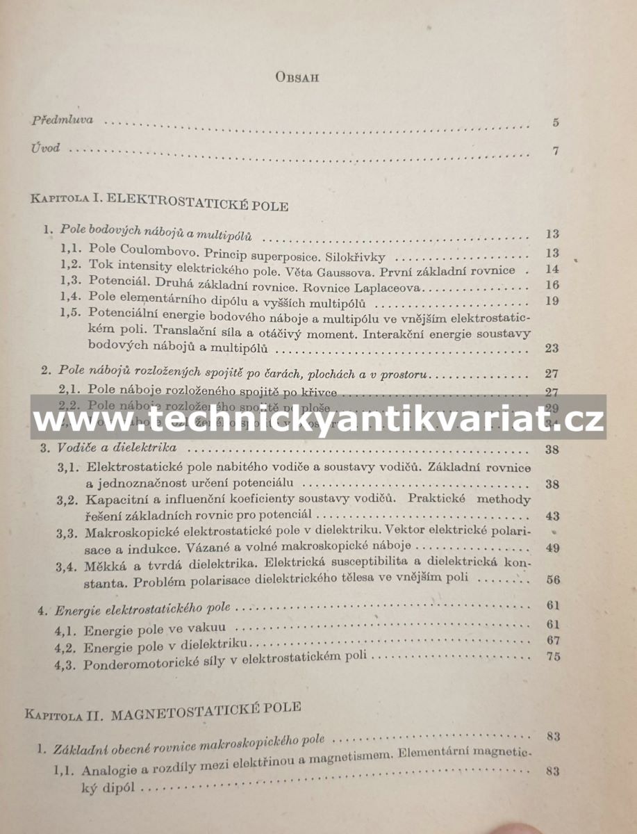Theorie elektromagnetického pole - Votruba, Muzikář (1955)