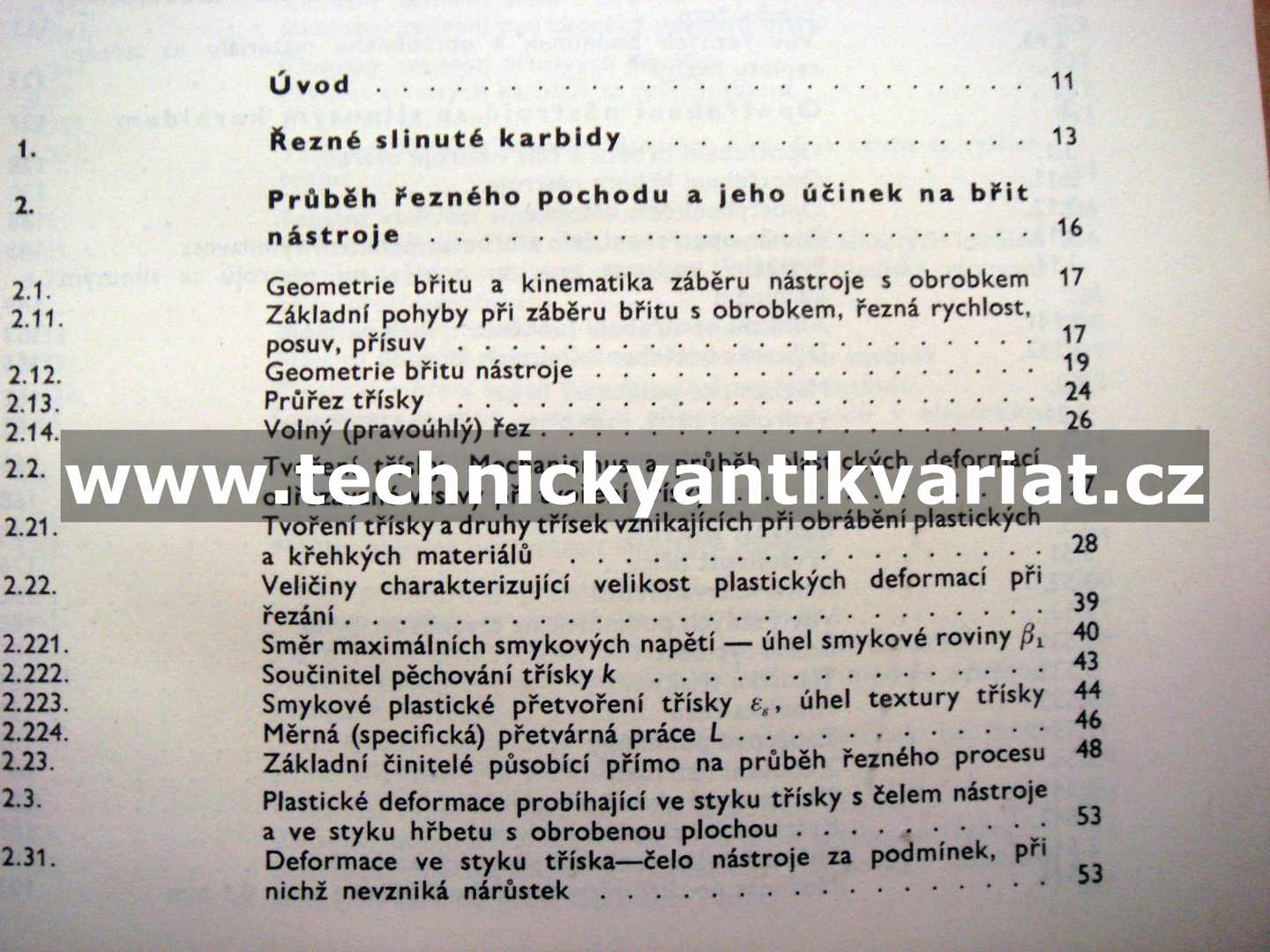 Slinuté karbidy pro obrábění - Dlouhý, Houdek, Koloc (1964)
