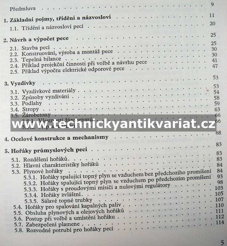 Průmyslové pece ve strojírenství - Šmálek, Štětka, Štelovský (1965)