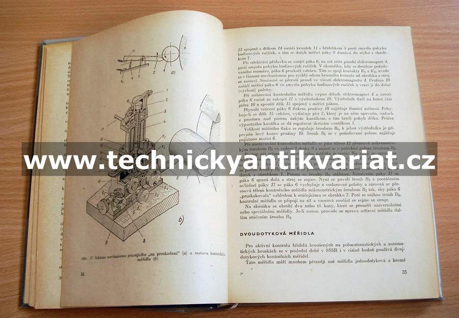 Seřizování automatických přístrojů pro rozměrovou kontrolu obrobků