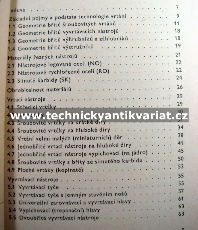 Řezné nástroje pro obrábění děr - Karel Veska