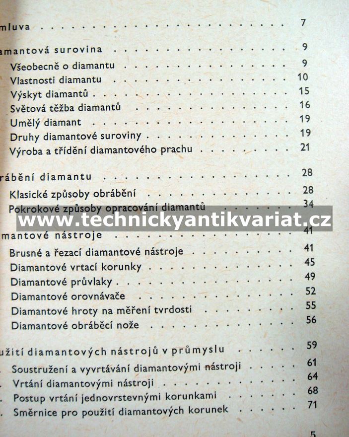 Diamantové nástroje a jejich použití v průmyslu - Kříž, Vrána