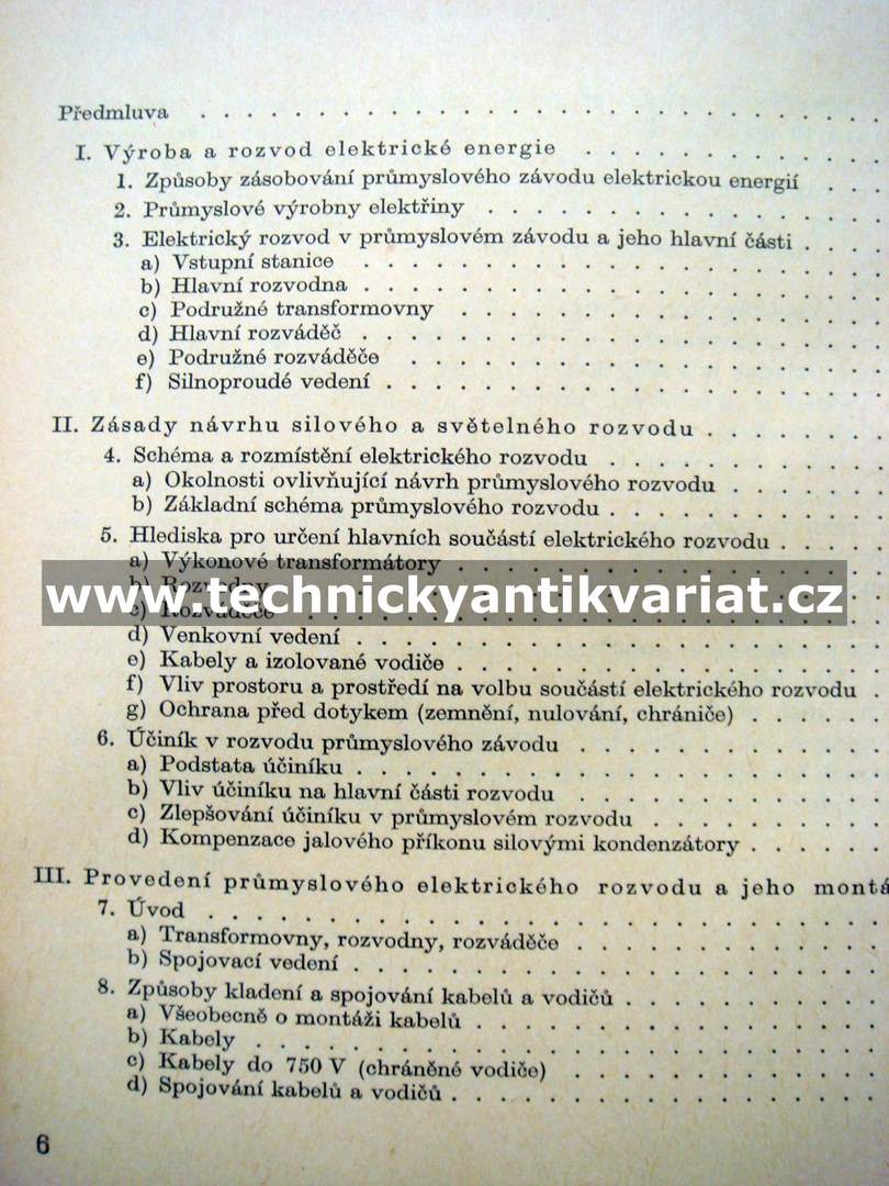 Elektrické instalace v průmylsu