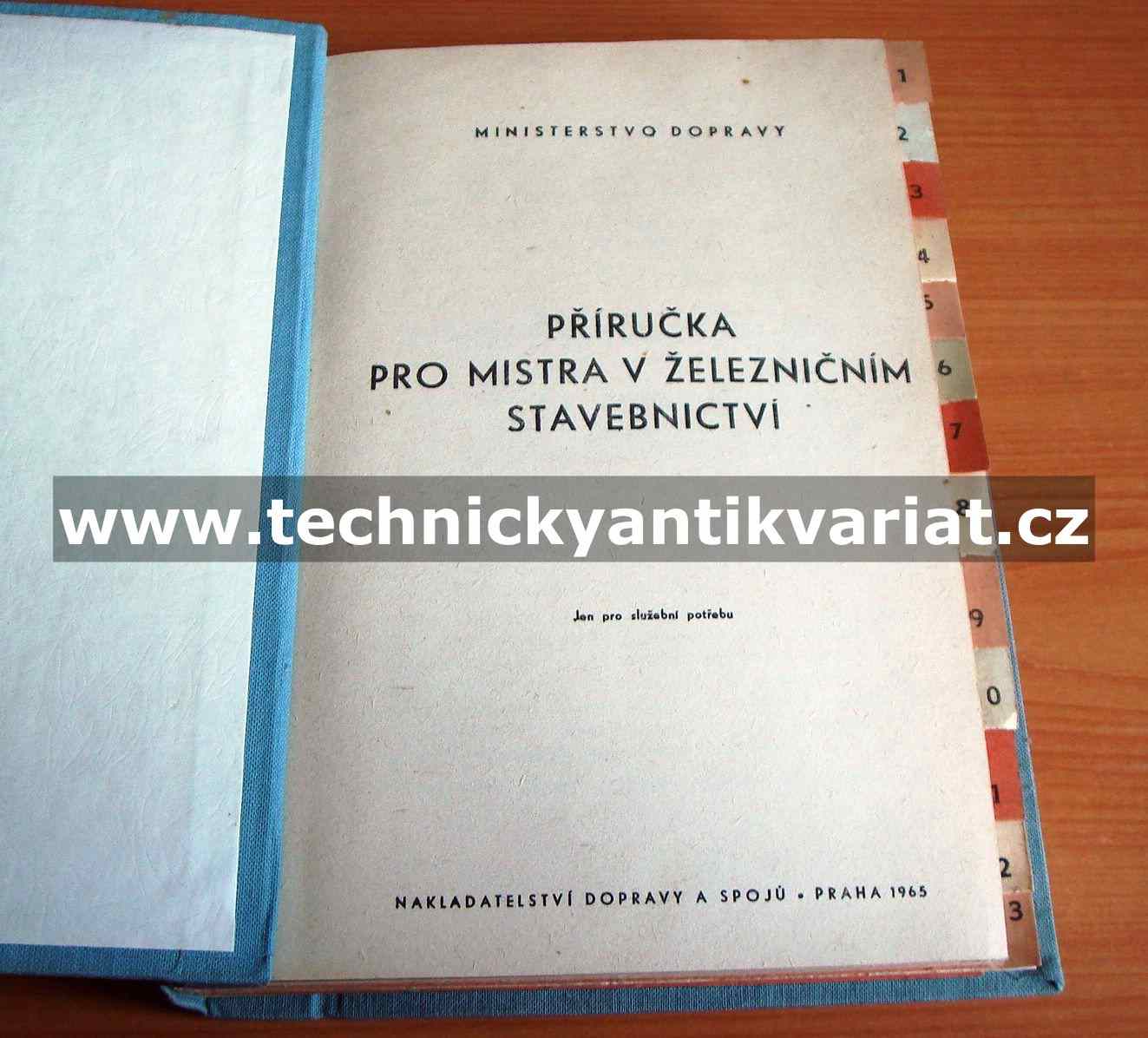 Příručka pro mistra v železničním stavebnictví