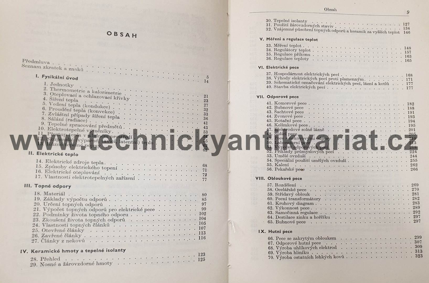 Elektrotechnika V. Elektrické teplo - Vladimír List (1958)