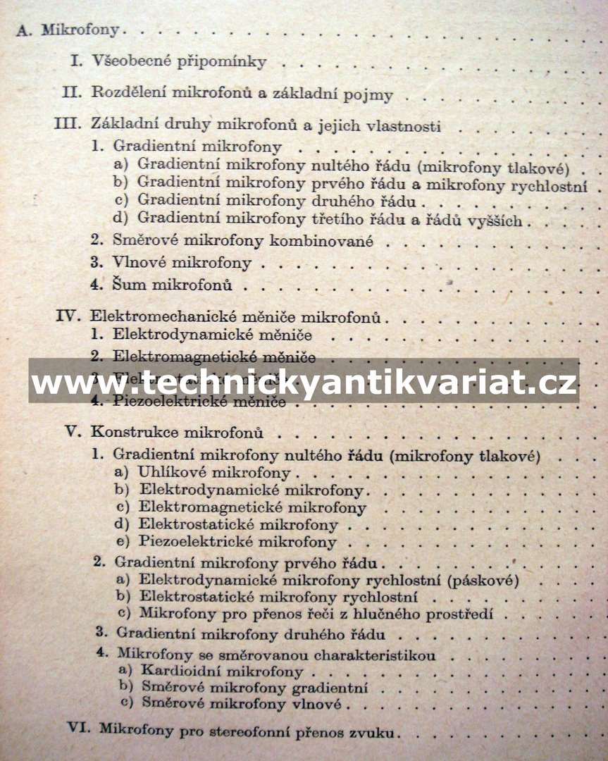 Mikrofony a přenosky