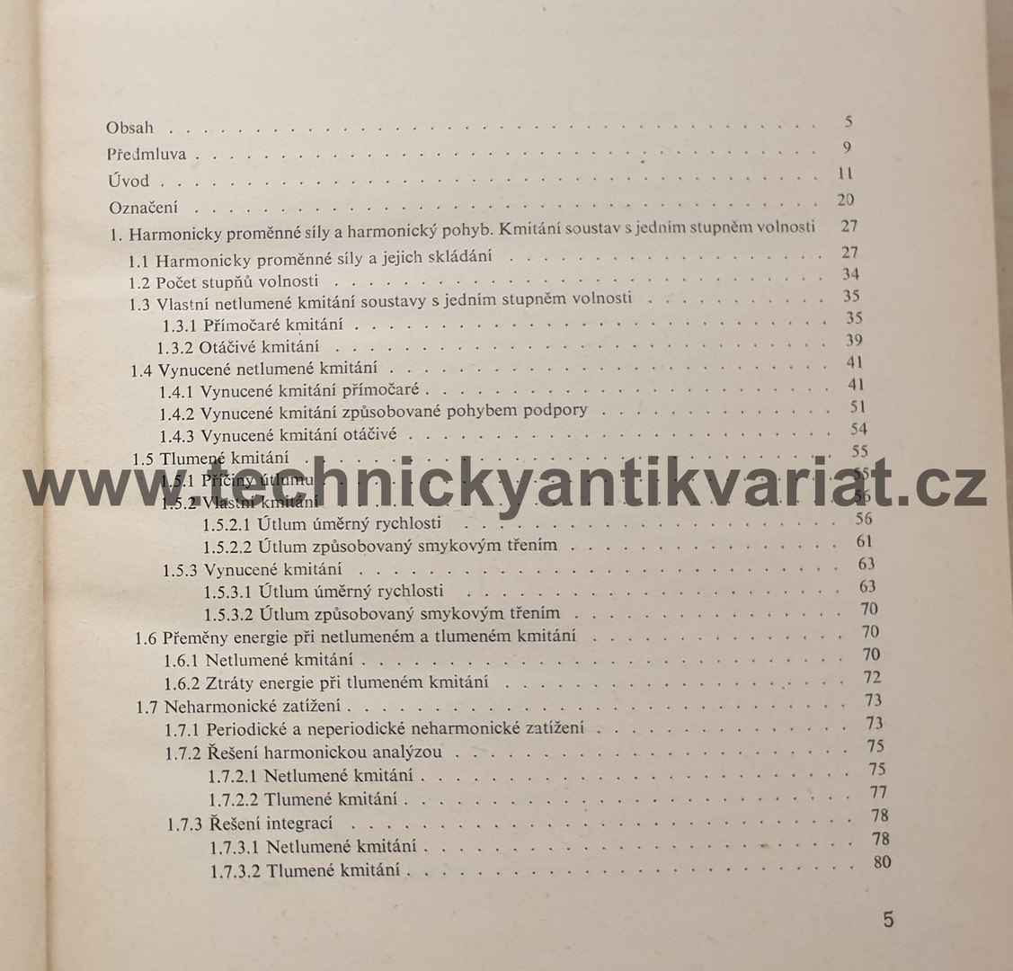 Dynamika stavebních konstrukcí I. Obecná část - Vl. Koloušek (1967)