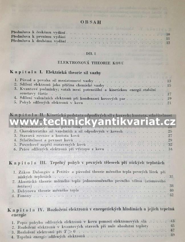 Úvod do theorie kovů - J.I.Frenkel (1953)