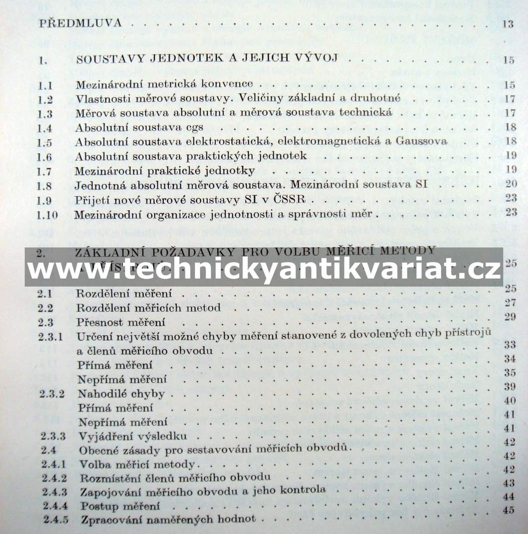 Elektrické měření II. základní metody