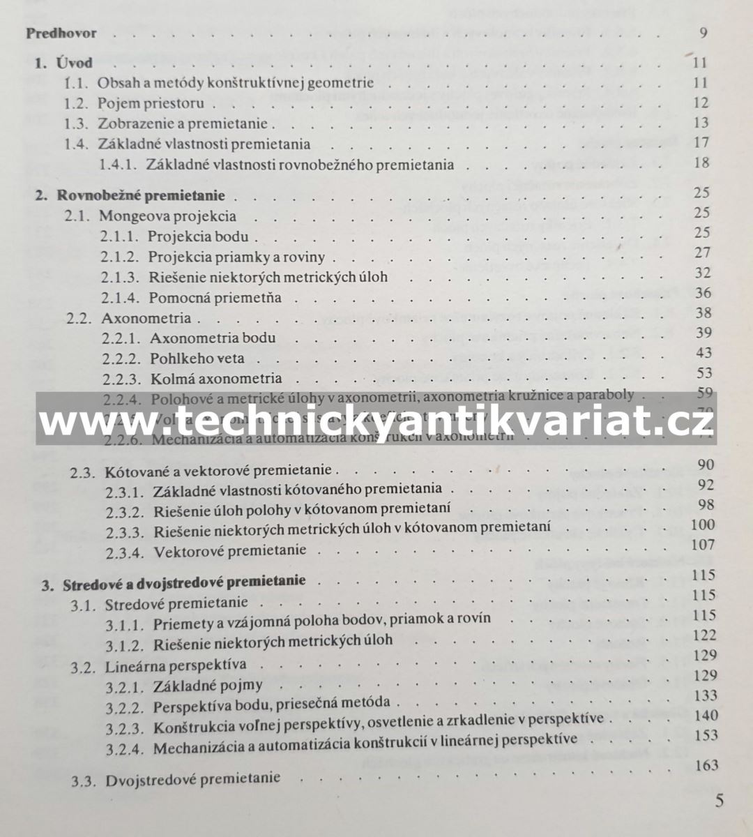 Konštruktívna geometria pre technikov - Medek, Zámožík (1978)