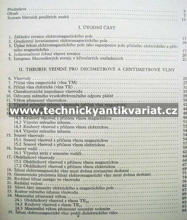 Theoretické základy techniky centimetrových vln - Bohumil Kvasil (1957)