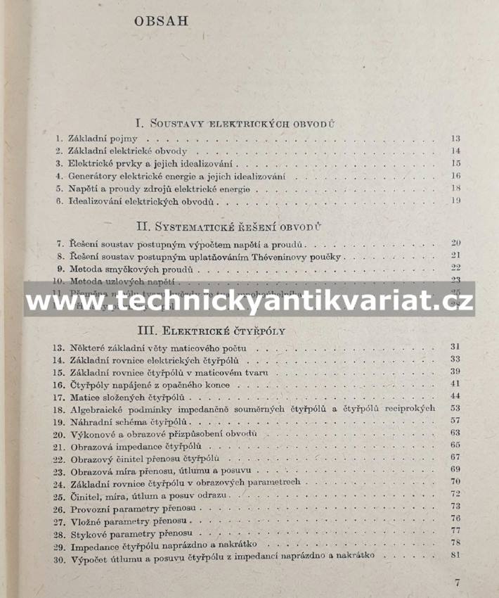 Lineární obvody - František Rieger (1967)