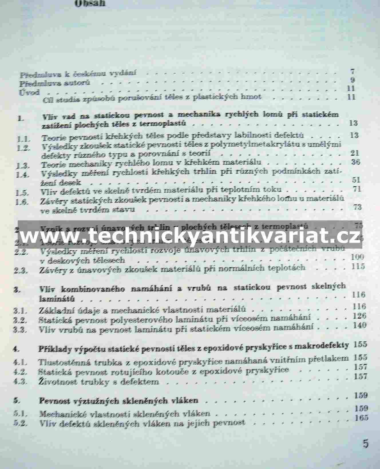 Pevnost plastických hmot - Němec, Serensen (1970)