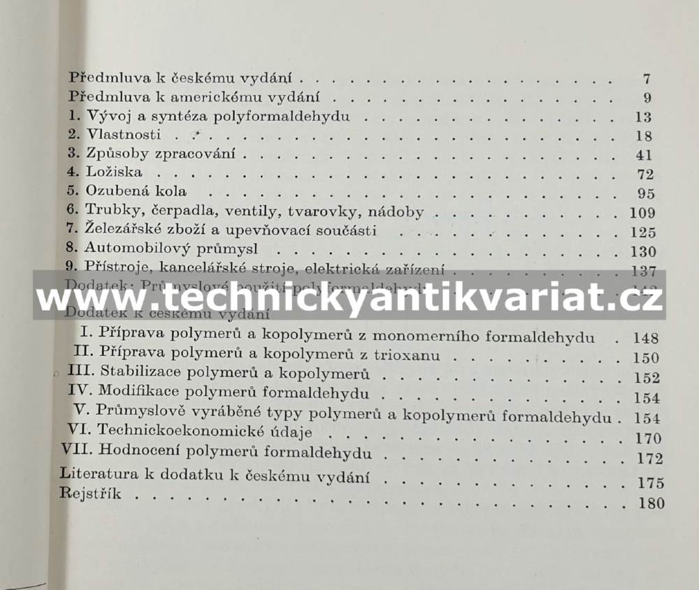 Polyformaldehyd a kopolymery - Russel B Akin (1965)