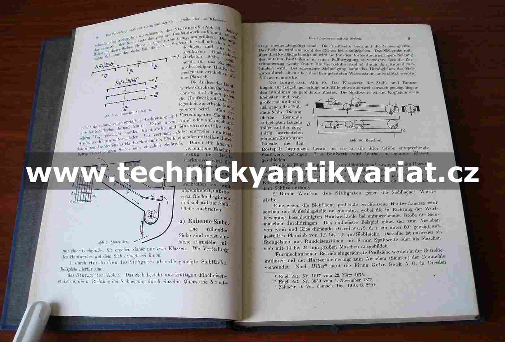 Technologie des scheidens, mischens und zerkleinerns